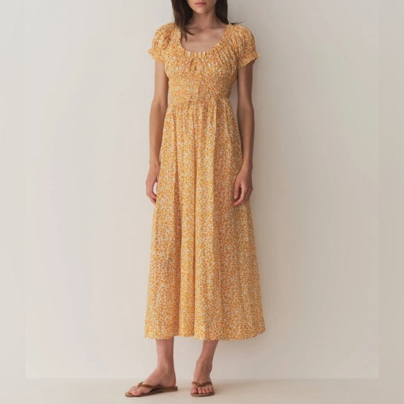 Doen Dresses & Skirts - Doen Ashlynn Midi Dress Clementine Daisy Fields